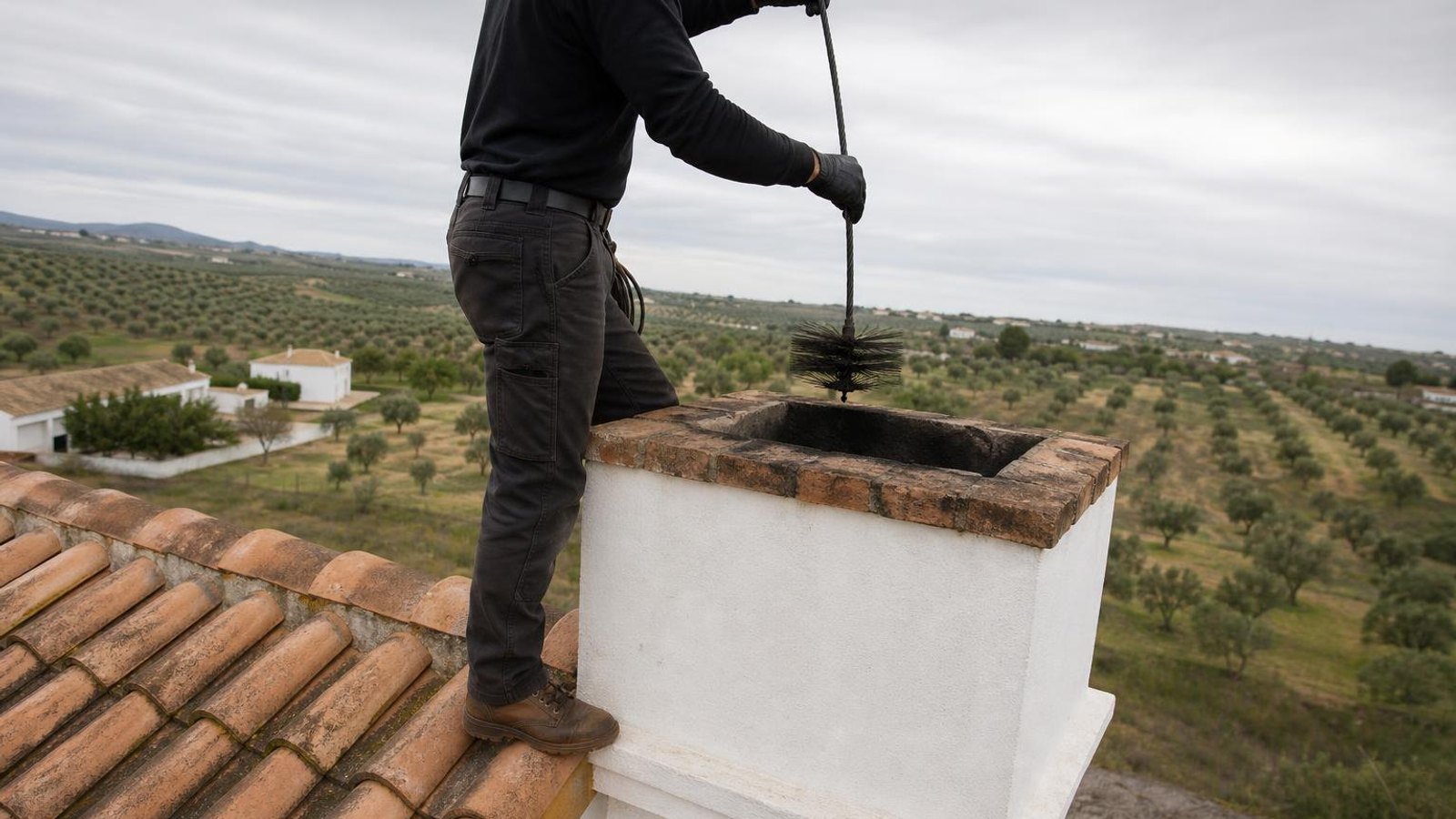 Cabin Chimney Cleaning — chimney sweep & inspection near you