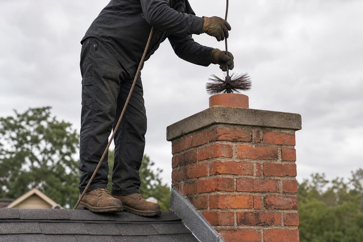Cabin Chimney Cleaning in Seville